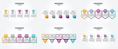 este conjunto de infografías vectoriales es ideal para publicidad en folletos. volantes y revistas. vector