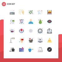 25 iconos creativos signos y símbolos modernos de llamada mezquita comida construcción bebida elementos de diseño vectorial editables vector