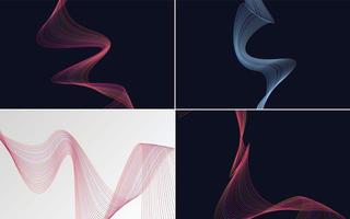 Add depth to your designs with this set of 4 vector backgrounds