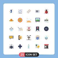 Universal Icon Symbols Group of 25 Modern Flat Colors of autumn sound pill equalization control Editable Vector Design Elements