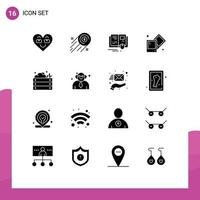 16 Creative Icons Modern Signs and Symbols of farming photo investment process mouse Editable Vector Design Elements