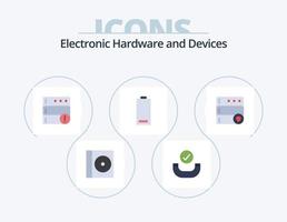 Devices Flat Icon Pack 5 Icon Design. . favorite. server. database. energy vector