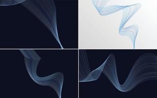 Add a modern flair to your presentation with this vector background pack