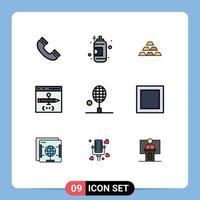 9 Creative Icons Modern Signs and Symbols of coding app gold wealth money Editable Vector Design Elements