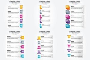 este conjunto de infografías vectoriales es ideal para publicidad en un folleto. volantes. o revista. vector