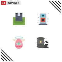 paquete de iconos vectoriales de stock de 4 signos y símbolos de línea para comprar celebración dinero altavoz transportador elementos de diseño vectorial editables vector