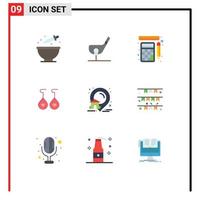 9 Creative Icons Modern Signs and Symbols of house heart shot love calculation Editable Vector Design Elements