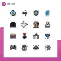 16 Creative Icons Modern Signs and Symbols of building network confirm internet connectivity Editable Creative Vector Design Elements