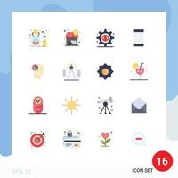 16 Creative Icons Modern Signs and Symbols of graph android html mobile phone Editable Pack of Creative Vector Design Elements