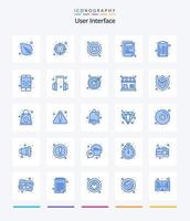 Creative User Interface 25 Blue icon pack  Such As approved. clipboard. interface. checklist. news vector