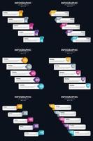 Add impact to your presentation with Vector 6 Infographics Pack and cycle diagrams