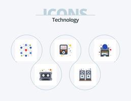 Technology Flat Icon Pack 5 Icon Design. . system. hierarchy. internet. global vector