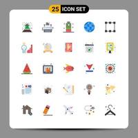 25 Creative Icons Modern Signs and Symbols of internet global keys power essential Editable Vector Design Elements