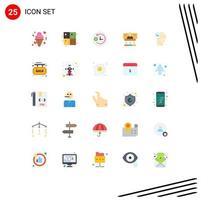 25 Creative Icons Modern Signs and Symbols of internet call education business support Editable Vector Design Elements