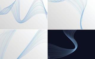 Add a unique touch to your design with these vector line backgrounds