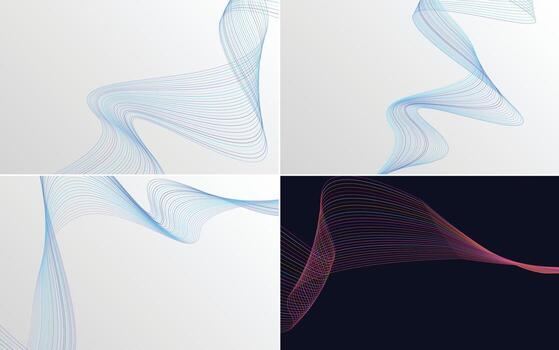 Use this pack of vector backgrounds for a stylish and professional looking presentation