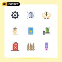 9 Creative Icons Modern Signs and Symbols of thinking conclusion agriculture brain nature Editable Vector Design Elements