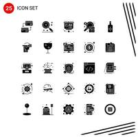 25 Creative Icons Modern Signs and Symbols of finance analysis ui accounting financial Editable Vector Design Elements