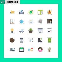 Universal Icon Symbols Group of 25 Modern Flat Colors of designer text facebook font winner Editable Vector Design Elements