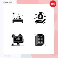 Pack of Modern Solid Glyphs Signs and Symbols for Web Print Media such as massage chart therapy hand web Editable Vector Design Elements