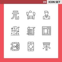 9 Thematic Vector Outlines and Editable Symbols of checkout transformation human magician magic Editable Vector Design Elements