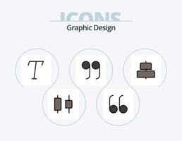 Design Line Filled Icon Pack 5 Icon Design. . . tool. less. no vector