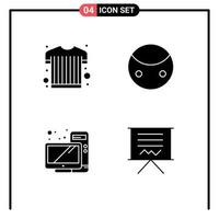 Pack of creative Solid Glyphs of sports clothing hardware greatness symbols blackboard Editable Vector Design Elements