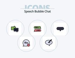 Chat Line Filled Icon Pack 5 Icon Design. fire. drop. experiment. device. laboratory vector