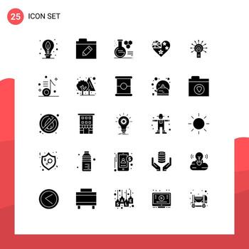 User Interface Pack of 25 Basic Solid Glyphs of ok touch lab nation country Editable Vector Design Elements