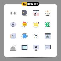 16 Creative Icons Modern Signs and Symbols of education candle light app christmas interface Editable Pack of Creative Vector Design Elements