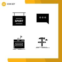 Creative Icons Modern Signs and Symbols of info login sports comment theft Editable Vector Design Elements