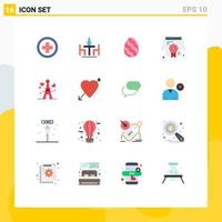 16 Creative Icons Modern Signs and Symbols of tower web meeting quality spring Editable Pack of Creative Vector Design Elements