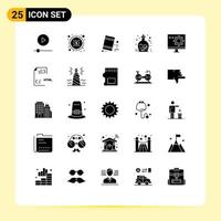 25 Creative Icons Modern Signs and Symbols of develop coding environment zombie halloween Editable Vector Design Elements