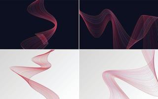 modern wave curve abstract presentation background Pack vector