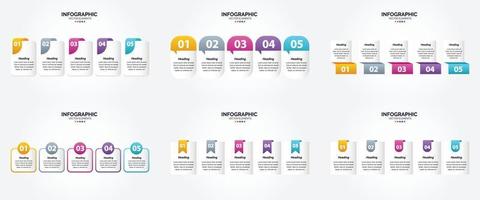 Vector illustration infographics Flat design set for advertising brochure flyer and magazine