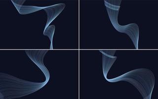 modern wave curve abstract presentation background Pack vector