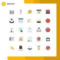 Modern Set of 25 Flat Colors and symbols such as store shop campaign ecommerce halloween Editable Vector Design Elements