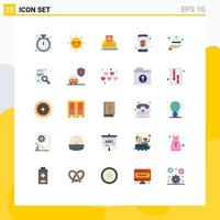 25 Creative Icons Modern Signs and Symbols of smart house home networking nature home automation helmet Editable Vector Design Elements