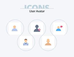 paquete de iconos planos de usuario 5 diseño de iconos. usuario. básico. usuario. usuario. Eliminar vector