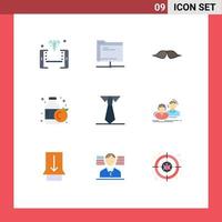 9 Creative Icons Modern Signs and Symbols of bottle bottle remote men movember Editable Vector Design Elements