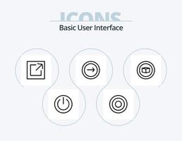 Basic Line Icon Pack 5 Icon Design. ui. basic. settings. ux. help vector