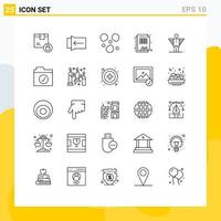 25 Thematic Vector Lines and Editable Symbols of career angel hail workforce sheet Editable Vector Design Elements