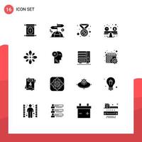 16 Creative Icons Modern Signs and Symbols of diwali decorate award celebrate budget planning Editable Vector Design Elements