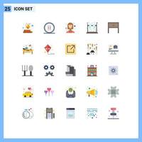 25 Creative Icons Modern Signs and Symbols of test lab business jar manager Editable Vector Design Elements