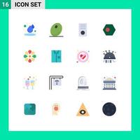 16 Creative Icons Modern Signs and Symbols of celebrate flag devices country bangla Editable Pack of Creative Vector Design Elements