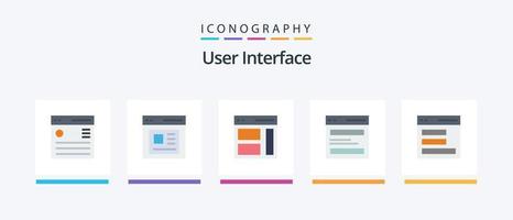 User Interface Flat 5 Icon Pack Including hero. communication. user. user. right. Creative Icons Design vector