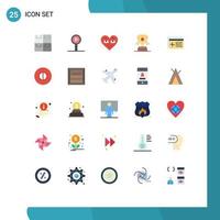 25 iconos creativos signos y símbolos modernos del controlador taza emoji de Irlanda como elementos de diseño vectorial editables vector