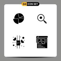 Set of Commercial Solid Glyphs pack for analytics china graph kitchen cleander Editable Vector Design Elements