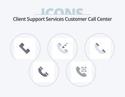 Call Flat Icon Pack 5 Icon Design. phone. phone. call. incoming. call vector