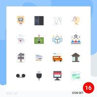 16 Creative Icons Modern Signs and Symbols of dad human birthday man autism Editable Pack of Creative Vector Design Elements